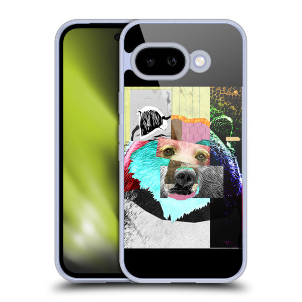 Michel Keck Animal Collage Bear Soft Gel Case for Google Pixel 9A