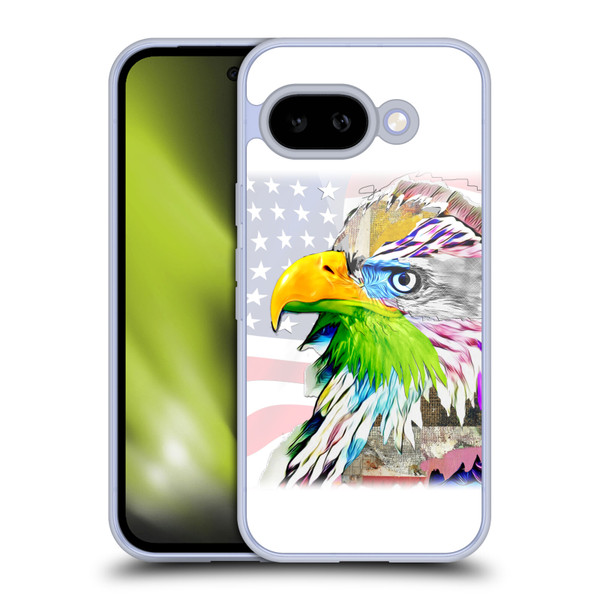 Michel Keck Animal Collage Eagle Soft Gel Case for Google Pixel 9A