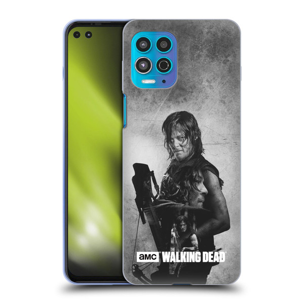 AMC The Walking Dead Double Exposure Daryl Soft Gel Case for Motorola Moto G100