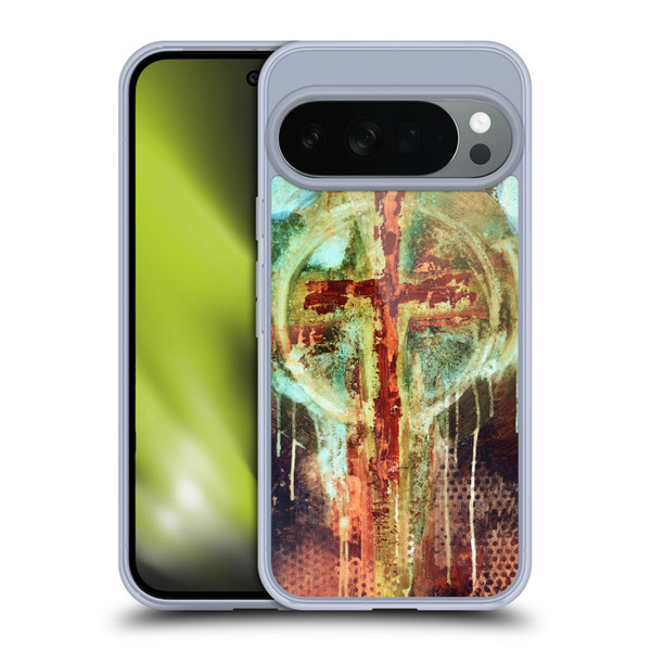 Michel Keck Religious Abstract Cross Soft Gel Case for Google Pixel 10