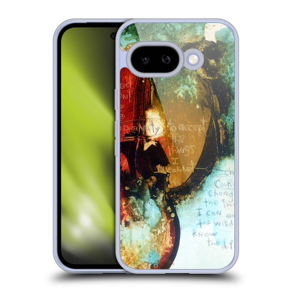 Michel Keck Religious Abstract Serenity Prayer Soft Gel Case for Google Pixel 9A