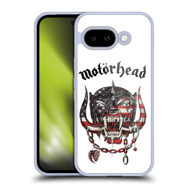 Motorhead Graphics American Skull Soft Gel Case for Google Pixel 9A