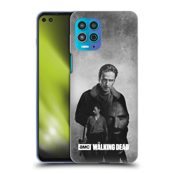 AMC The Walking Dead Double Exposure Rick Soft Gel Case for Motorola Moto G100