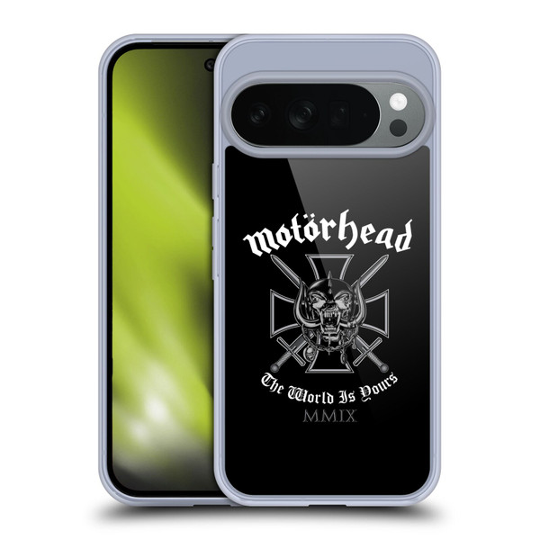 Motorhead Logo The World Is Yours Soft Gel Case for Google Pixel 10