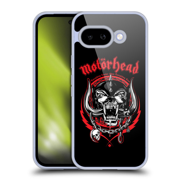 Motorhead Logo Everything Louder Than Everything Else Soft Gel Case for Google Pixel 9A