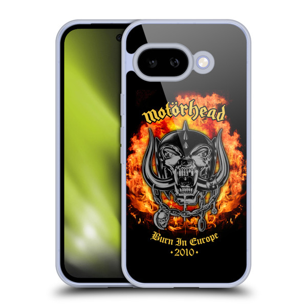 Motorhead Tours Burn In Europe Soft Gel Case for Google Pixel 9A