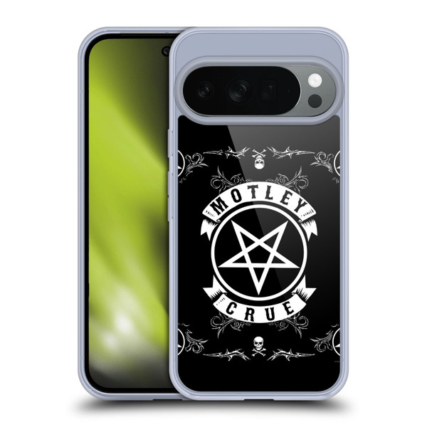 Motley Crue Logos Pentagram And Skull Soft Gel Case for Google Pixel 10