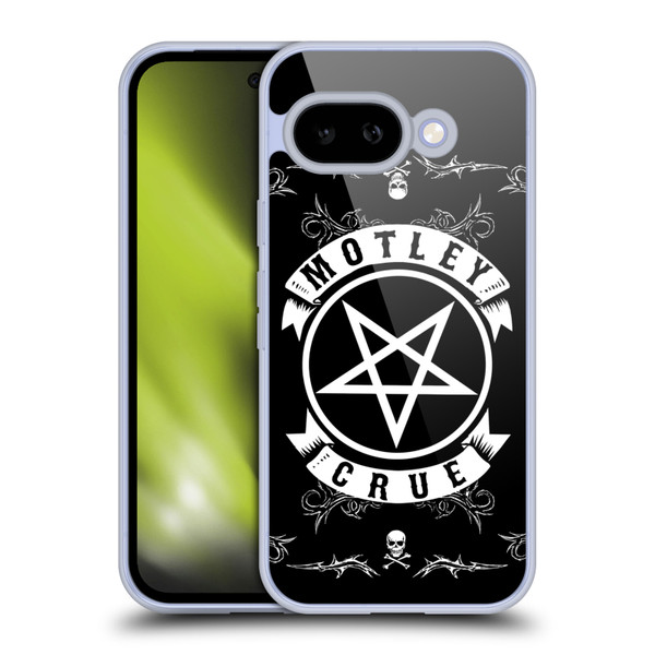 Motley Crue Logos Pentagram And Skull Soft Gel Case for Google Pixel 9A