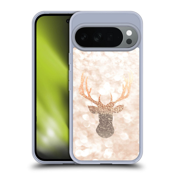 Monika Strigel Champagne Gold Deer Soft Gel Case for Google Pixel 10