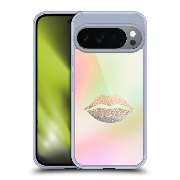Monika Strigel Dreamland Gold Lips Soft Gel Case for Google Pixel 10