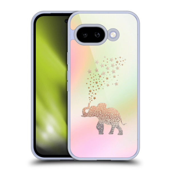 Monika Strigel Dreamland Gold Elephant Soft Gel Case for Google Pixel 9A