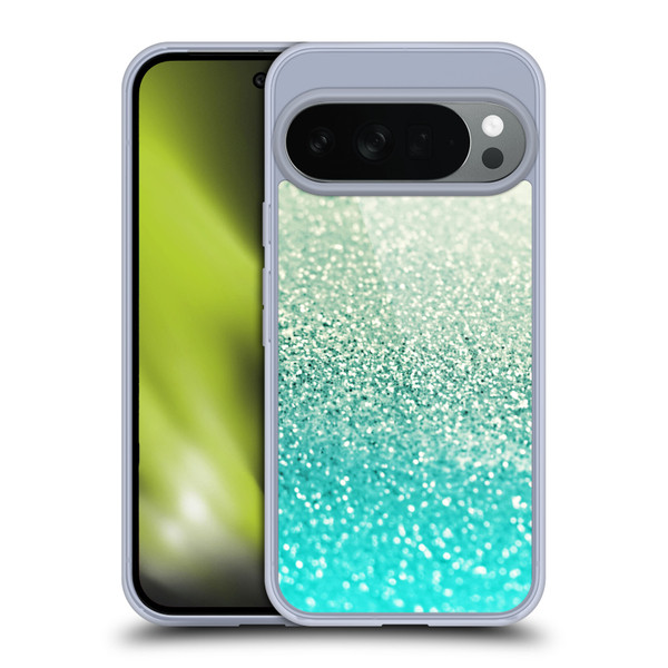 Monika Strigel Glitter Collection Mint Soft Gel Case for Google Pixel 10