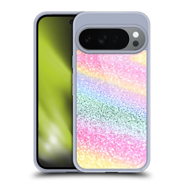 Monika Strigel Glitter Collection Unircorn Rainbow Soft Gel Case for Google Pixel 10
