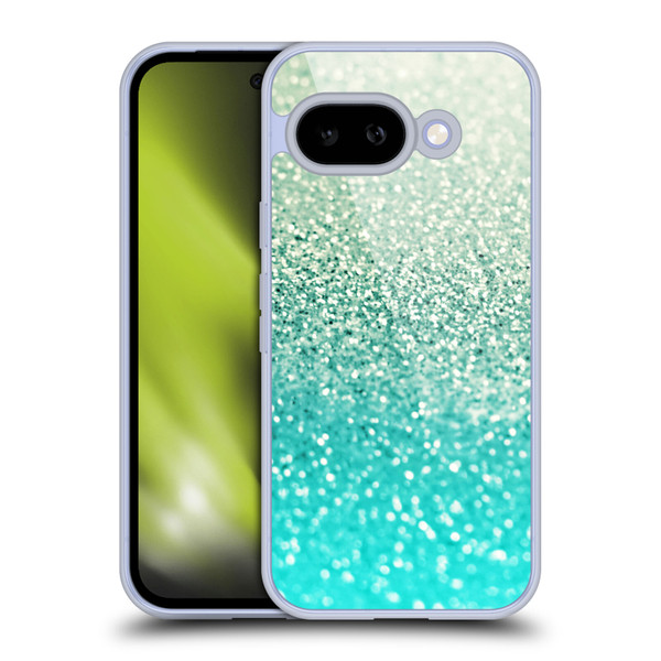 Monika Strigel Glitter Collection Mint Soft Gel Case for Google Pixel 9A