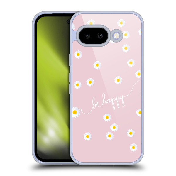 Monika Strigel Happy Daisy Blush Soft Gel Case for Google Pixel 9A
