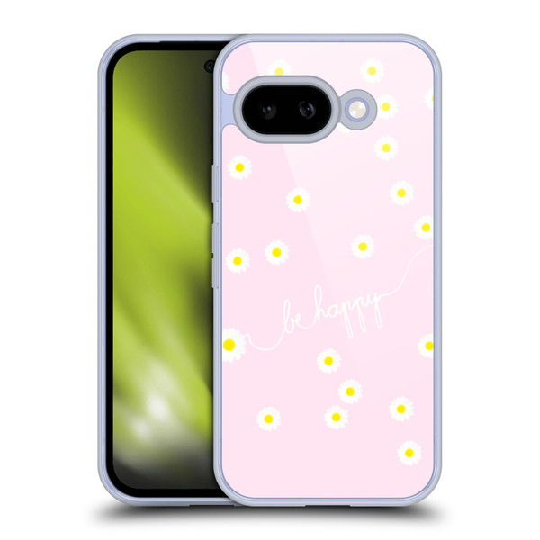 Monika Strigel Happy Daisy Softpink Soft Gel Case for Google Pixel 9A