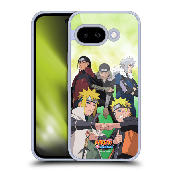 Naruto Shippuden Key Art Hokage Group Soft Gel Case for Google Pixel 9A