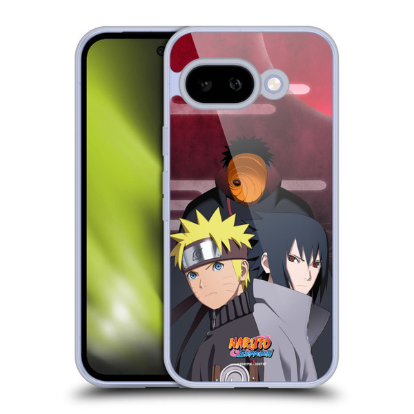 Naruto Shippuden Key Art Obito Naruto Sasuke Soft Gel Case for Google Pixel 9A