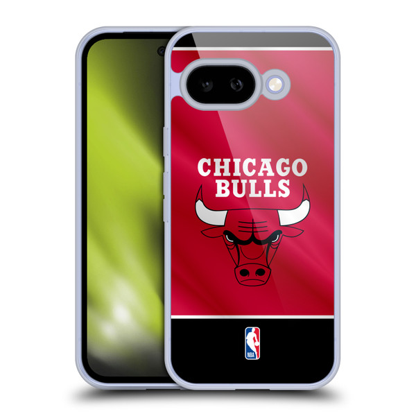 NBA Chicago Bulls Horizontal Banner Soft Gel Case for Google Pixel 9A