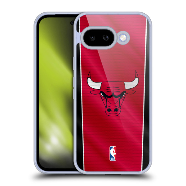 NBA Chicago Bulls Vertical Banner Soft Gel Case for Google Pixel 9A
