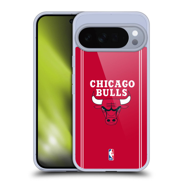 NBA Chicago Bulls Logo Red Design Soft Gel Case for Google Pixel 10 Pro XL