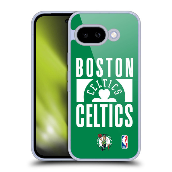 NBA Boston Celtics Typography Soft Gel Case for Google Pixel 9A