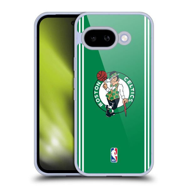 NBA Boston Celtics Logo Green Design Soft Gel Case for Google Pixel 9A