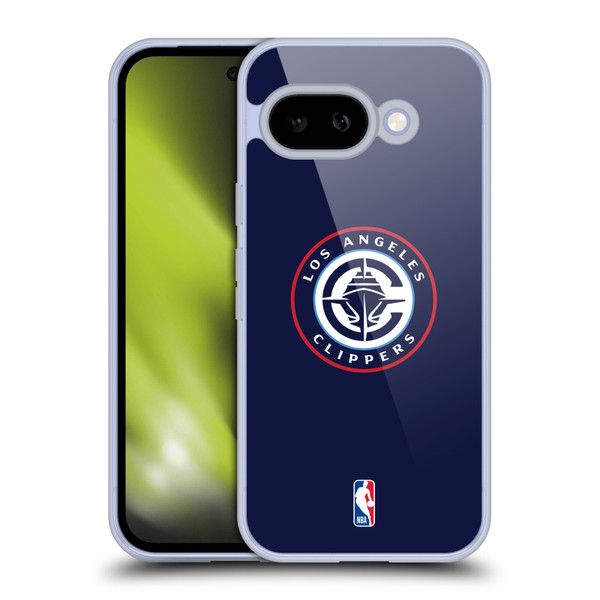 NBA Los Angeles Clippers Logo Navy Soft Gel Case for Google Pixel 9A