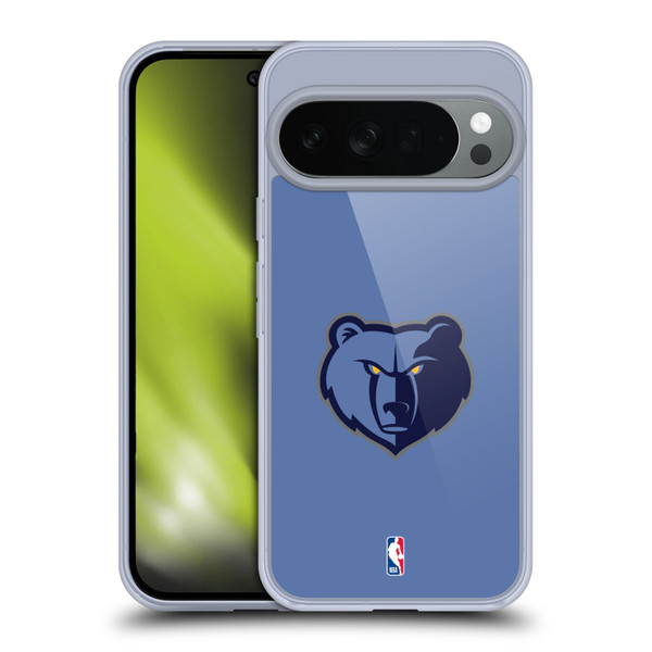 NBA Memphis Grizzlies Logo Light Blue Soft Gel Case for Google Pixel 10
