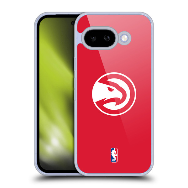 NBA Atlanta Hawks Logo Red Soft Gel Case for Google Pixel 9A