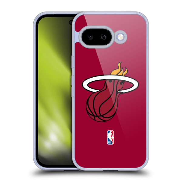 NBA Miami Heat Logo Red Soft Gel Case for Google Pixel 9A