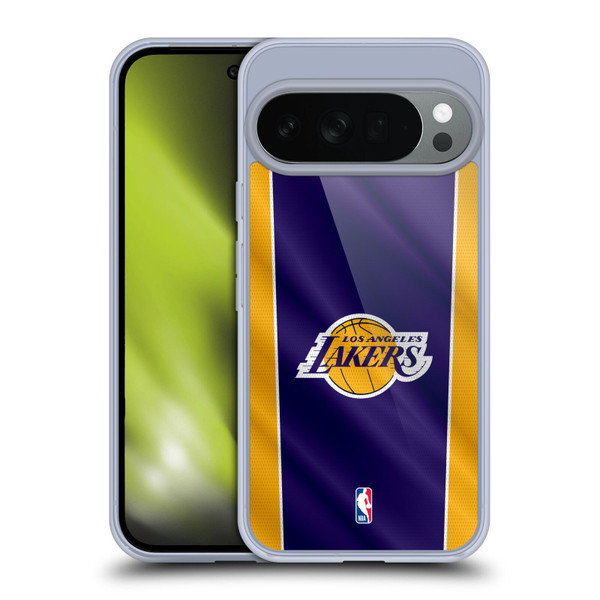NBA Los Angeles Lakers Vertical Banner Soft Gel Case for Google Pixel 10