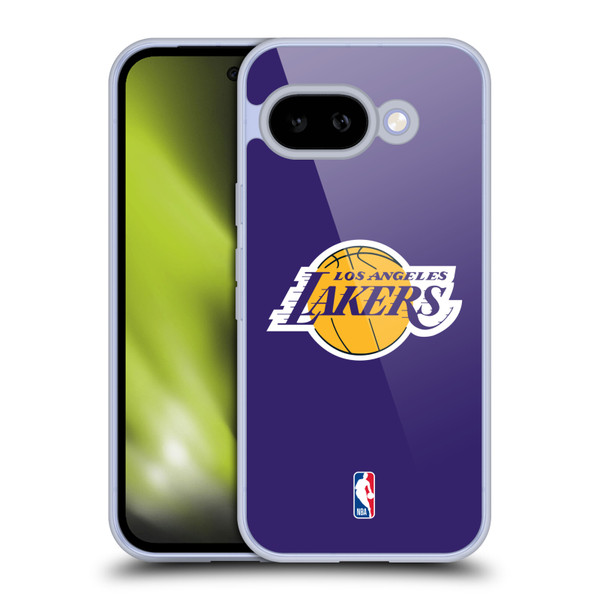 NBA Los Angeles Lakers Plain Soft Gel Case for Google Pixel 9A