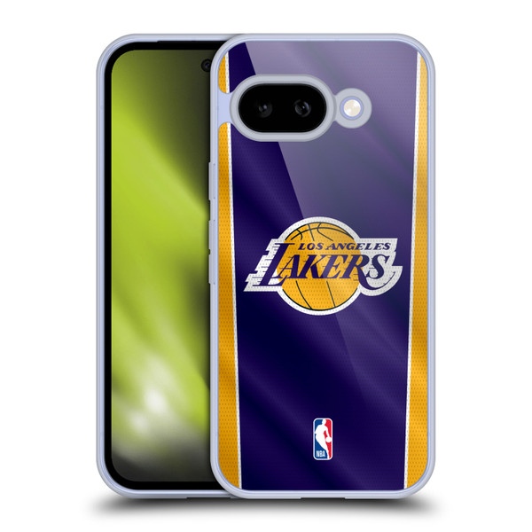 NBA Los Angeles Lakers Vertical Banner Soft Gel Case for Google Pixel 9A