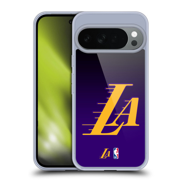 NBA Los Angeles Lakers Logo Ombre Soft Gel Case for Google Pixel 10