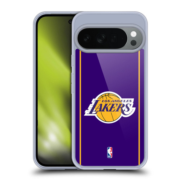 NBA Los Angeles Lakers Logo Purple Design Soft Gel Case for Google Pixel 10