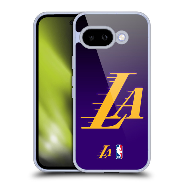 NBA Los Angeles Lakers Logo Ombre Soft Gel Case for Google Pixel 9A