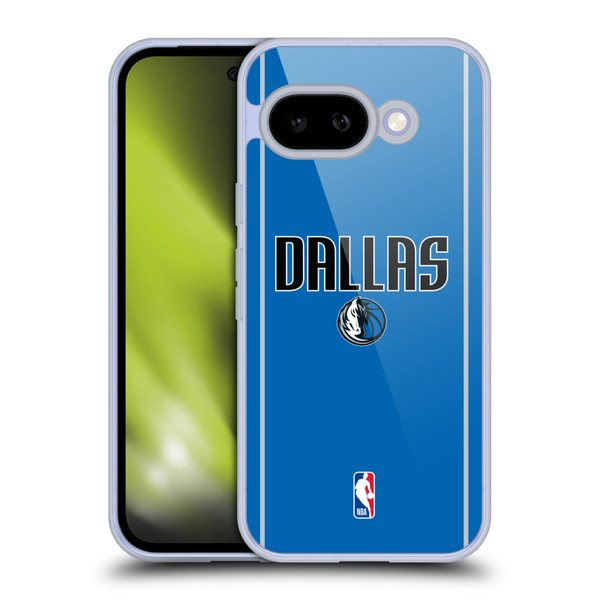 NBA Dallas Mavericks Logo Royal Blue Design Soft Gel Case for Google Pixel 9A