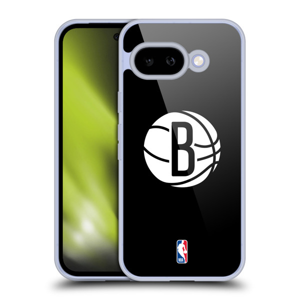 NBA Brooklyn Nets Logo Black Soft Gel Case for Google Pixel 9A