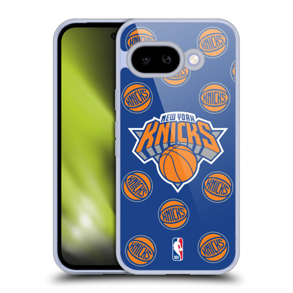 NBA New York Knicks Patterns Soft Gel Case for Google Pixel 9A