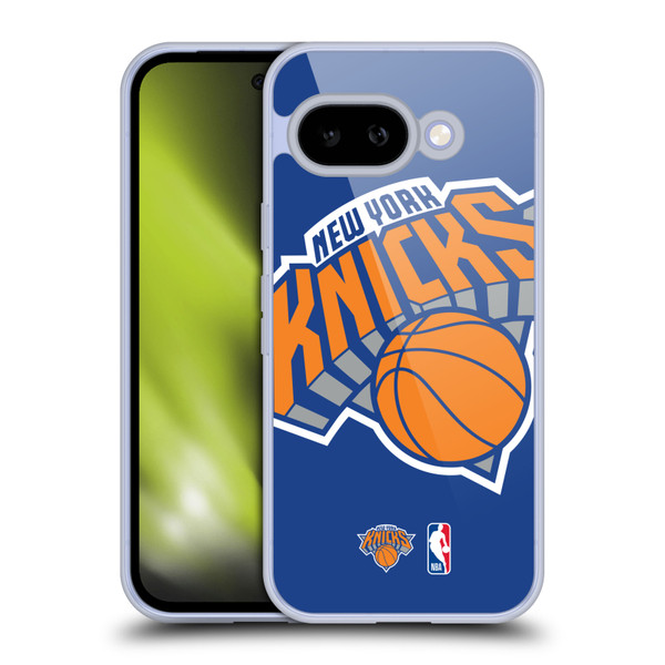 NBA New York Knicks Logo Oversized Soft Gel Case for Google Pixel 9A