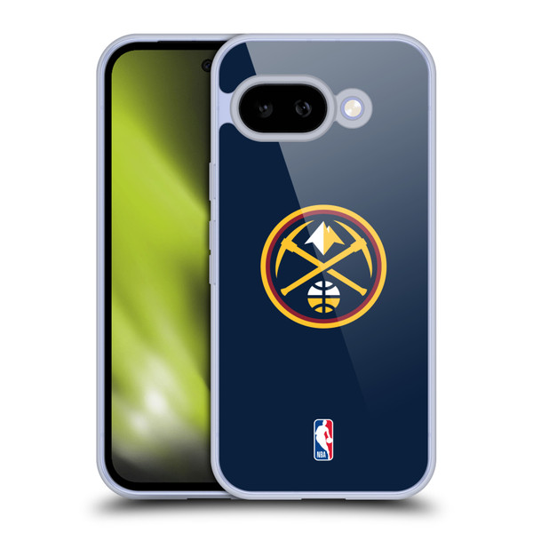 NBA Denver Nuggets Logo Midnight Blue Soft Gel Case for Google Pixel 9A