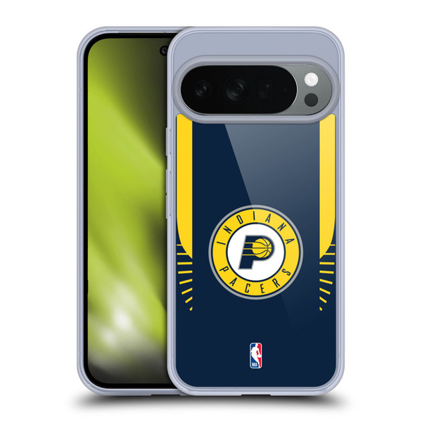 NBA Indiana Pacers Logo Navy Design Soft Gel Case for Google Pixel 10