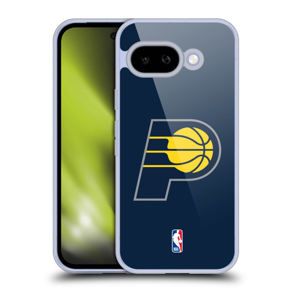 NBA Indiana Pacers Logo Navy Blue Soft Gel Case for Google Pixel 9A