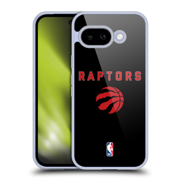 NBA Toronto Raptors Logo Black Design Soft Gel Case for Google Pixel 9A