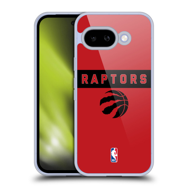 NBA Toronto Raptors Logo Red Design Soft Gel Case for Google Pixel 9A