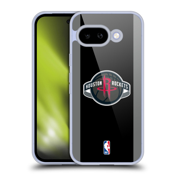 NBA Houston Rockets Logo Black Design Soft Gel Case for Google Pixel 9A