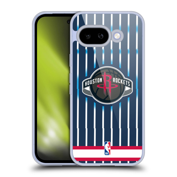 NBA Houston Rockets Logo Retro Design Soft Gel Case for Google Pixel 9A
