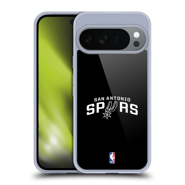 NBA San Antonio Spurs Logo Black Soft Gel Case for Google Pixel 10