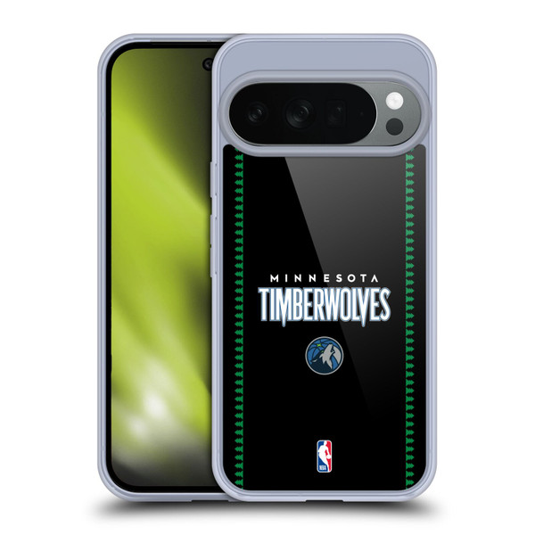 NBA Minnesota Timberwolves Logo Retro Design Soft Gel Case for Google Pixel 10